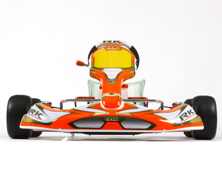 De livery van de nieuwe RK-kart van Formule1 coureur Robert Kubica